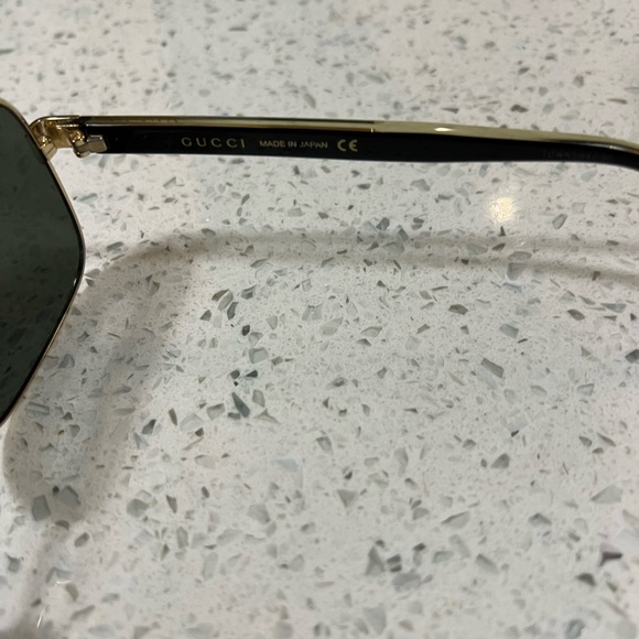 Gucci Web Wirecore Navigator Metal Sunglasses - Picture 2 of 6